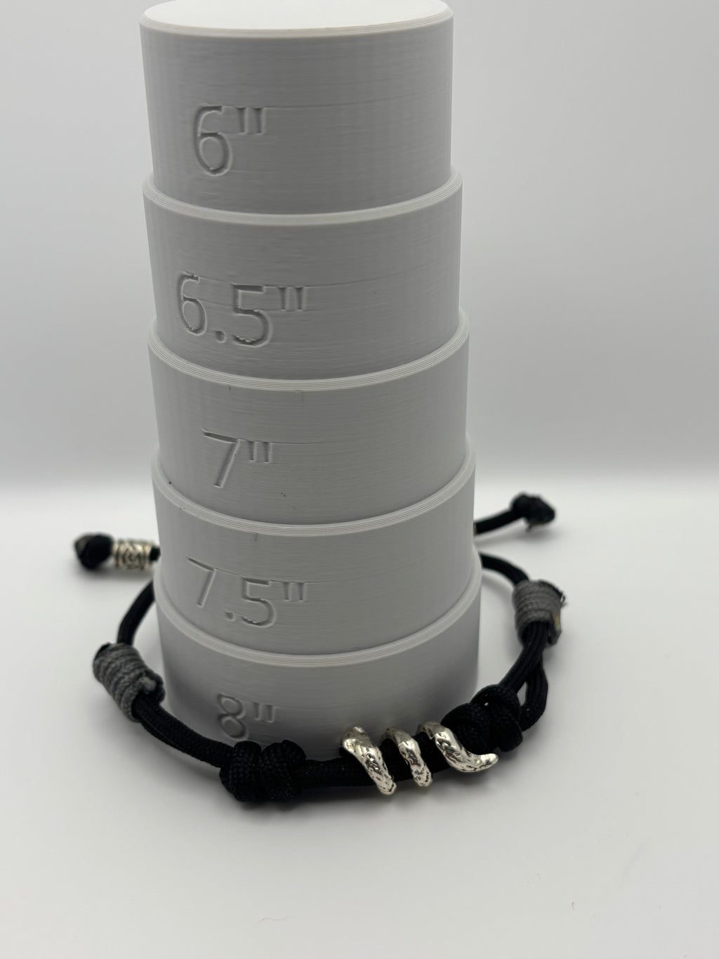 Handmade Lightweight Adjustable Snake Charm Paracord Bracelet image 3