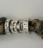 Handmade Cobra & Rattlesnake Knot Paracord Keychain image 2