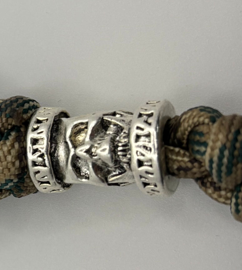 Handmade Cobra & Rattlesnake Knot Paracord Keychain image 2