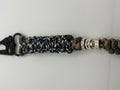Handmade Cobra & Rattlesnake Knot Paracord Keychain image 0