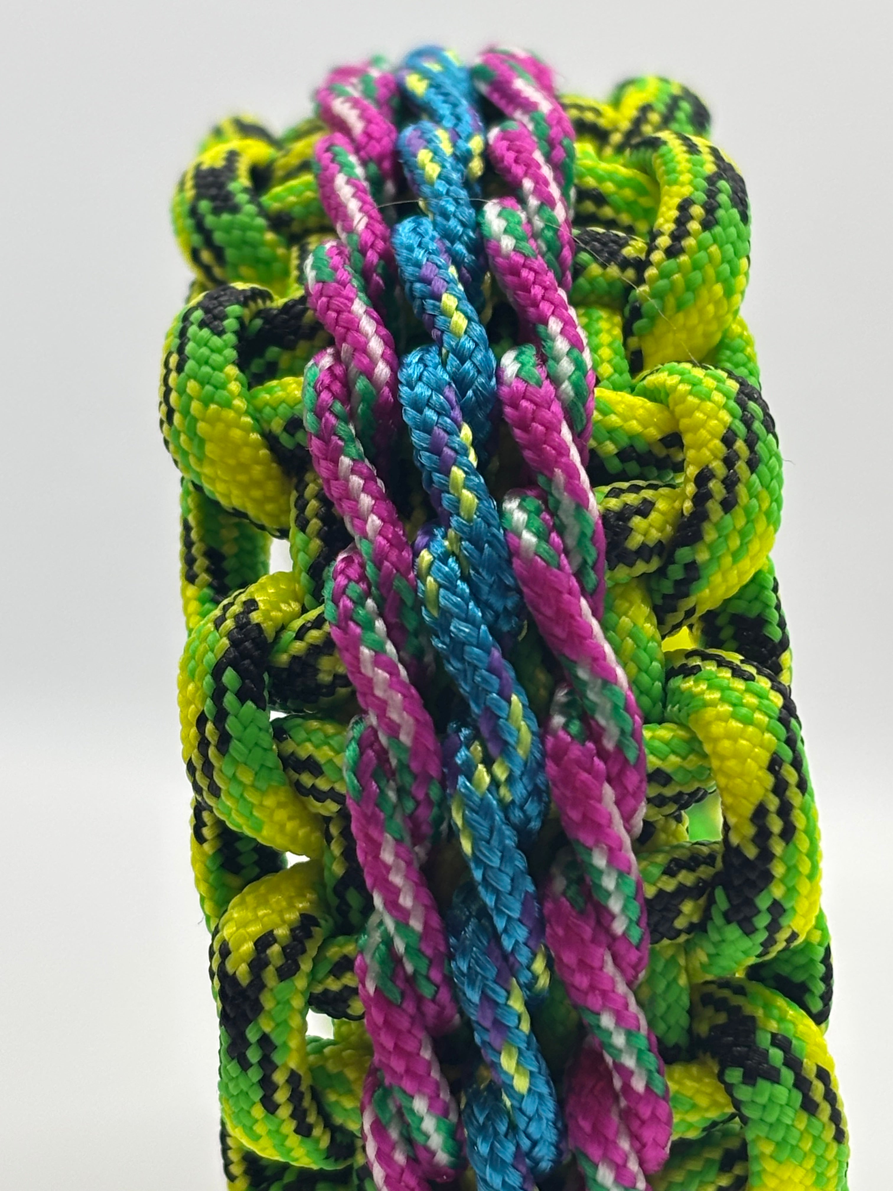 Handmade 3-Strand Center Stitched Paracord Bracelet image 4
