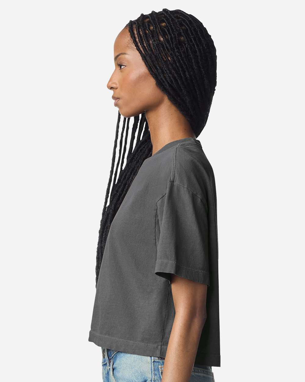 Coastal Earth Rooted In Faith Cropped Tee