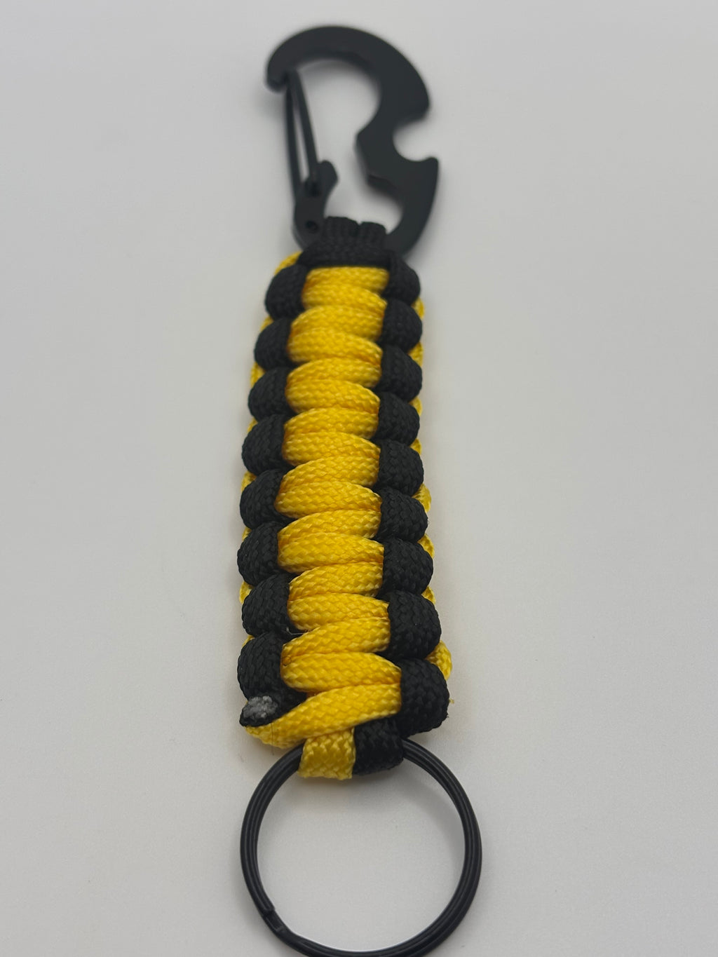 Small Simple Cobra Knot Paracord Keychain image 5