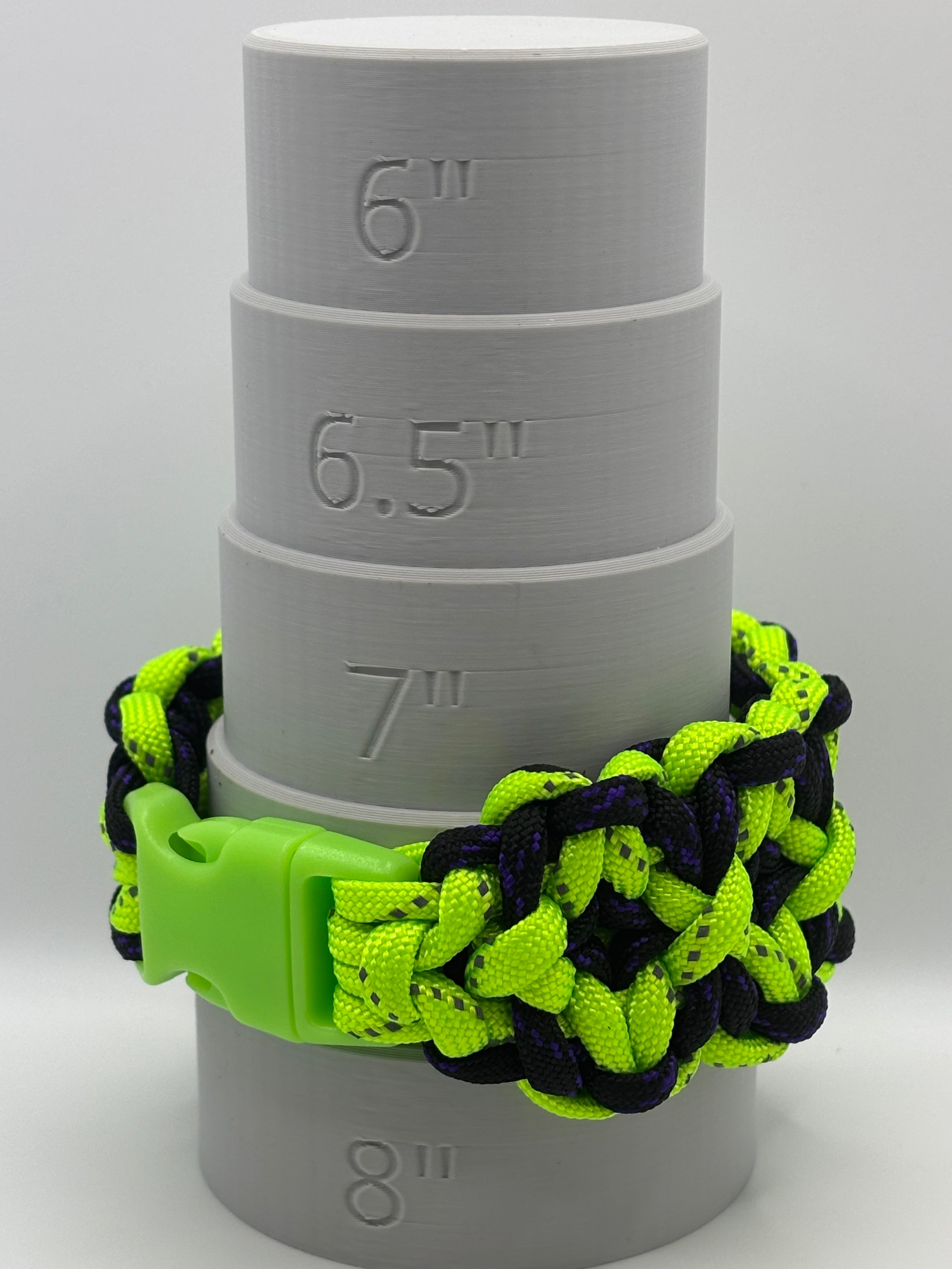 Handmade Starlight Express Paracord Bracelet – Neon Green image 1