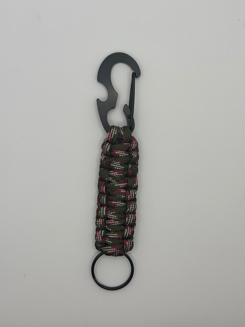 Small Simple Cobra Knot Paracord Keychain image 7