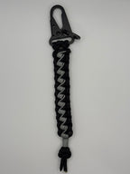 Handmade Barbwire Stitched Cobra Knot Paracord Keychain image 0