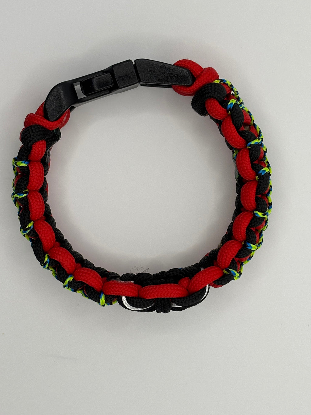 Stitched Cobra Knot Spiderman Paracord Bracelet image 1