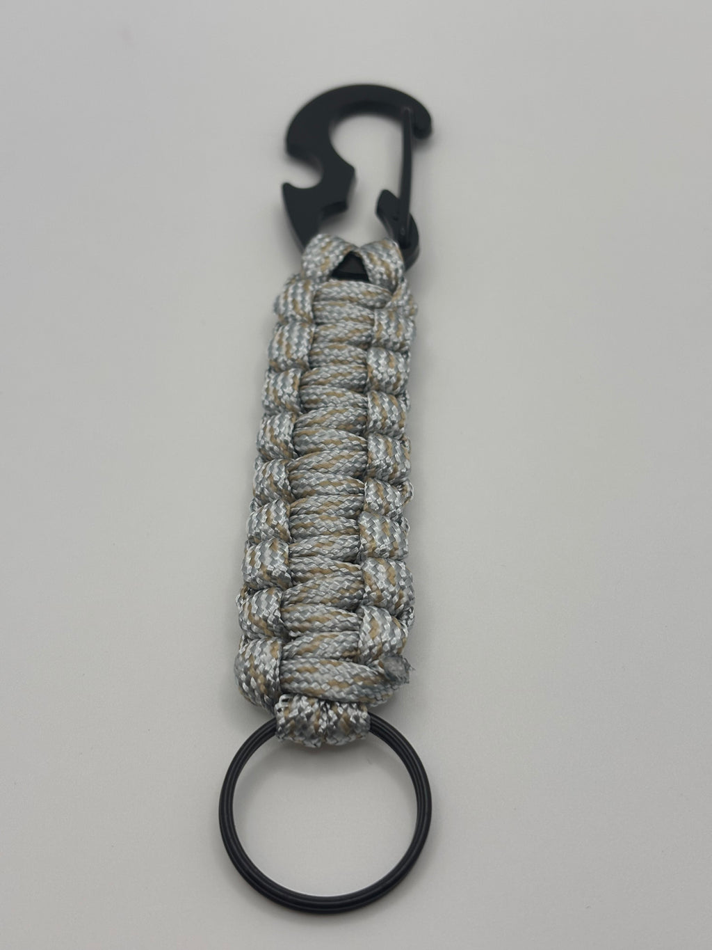 Small Simple Cobra Knot Paracord Keychain image 1