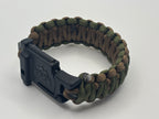 King Cobra Knot Paracord Bracelet with Knife, Whistle & Flint Bar Clasp image 0