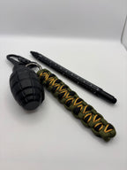 Stitched Snake Eye Keychain with Grenade-Style Pill Container image 2