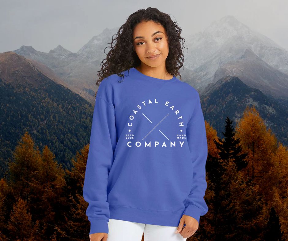 Coastal Earth Dyed Crewneck image 0