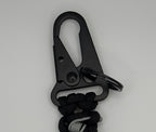 Handmade Barbwire Stitched Cobra Knot Paracord Keychain image 4