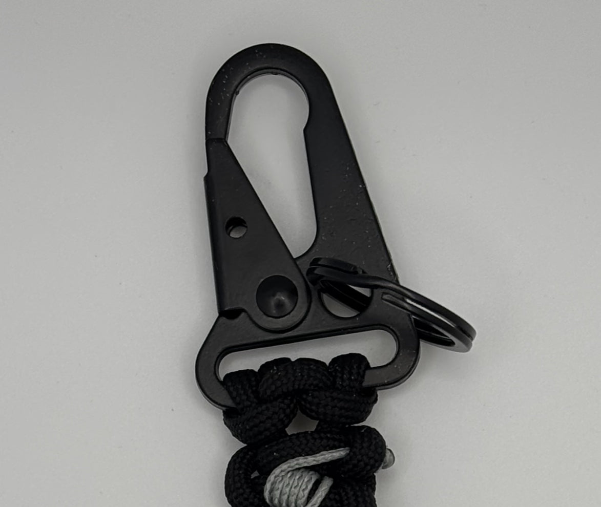 Handmade Barbwire Stitched Cobra Knot Paracord Keychain image 4