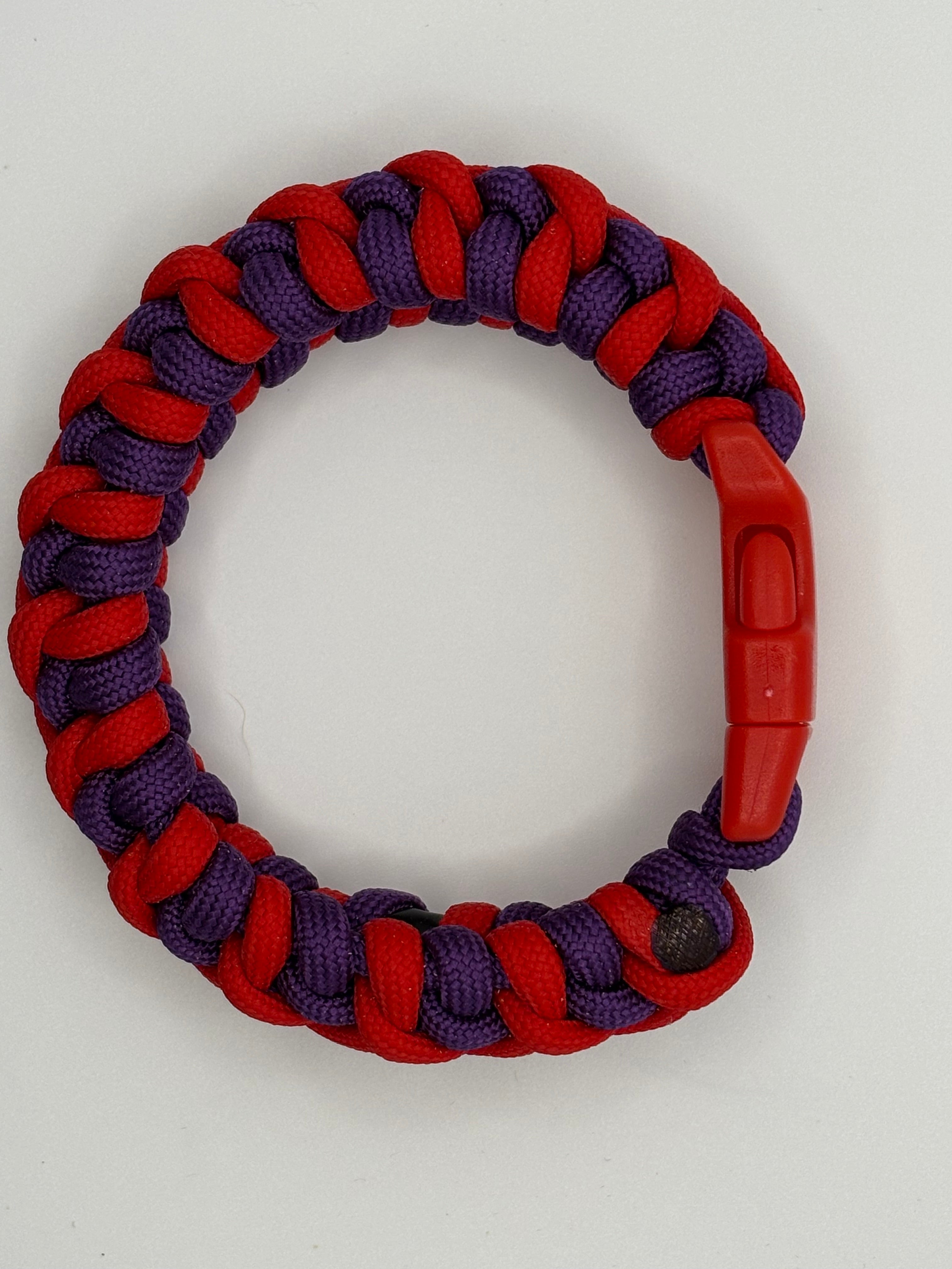 Handmade Side Step Pattern Paracord Bracelet image 2