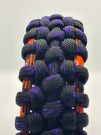 Handmade Traitor Knot Paracord Bracelet – Orange & Black image 1