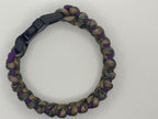 Handmade JCL Bar Paracord Bracelet – Purple & Tan image 3