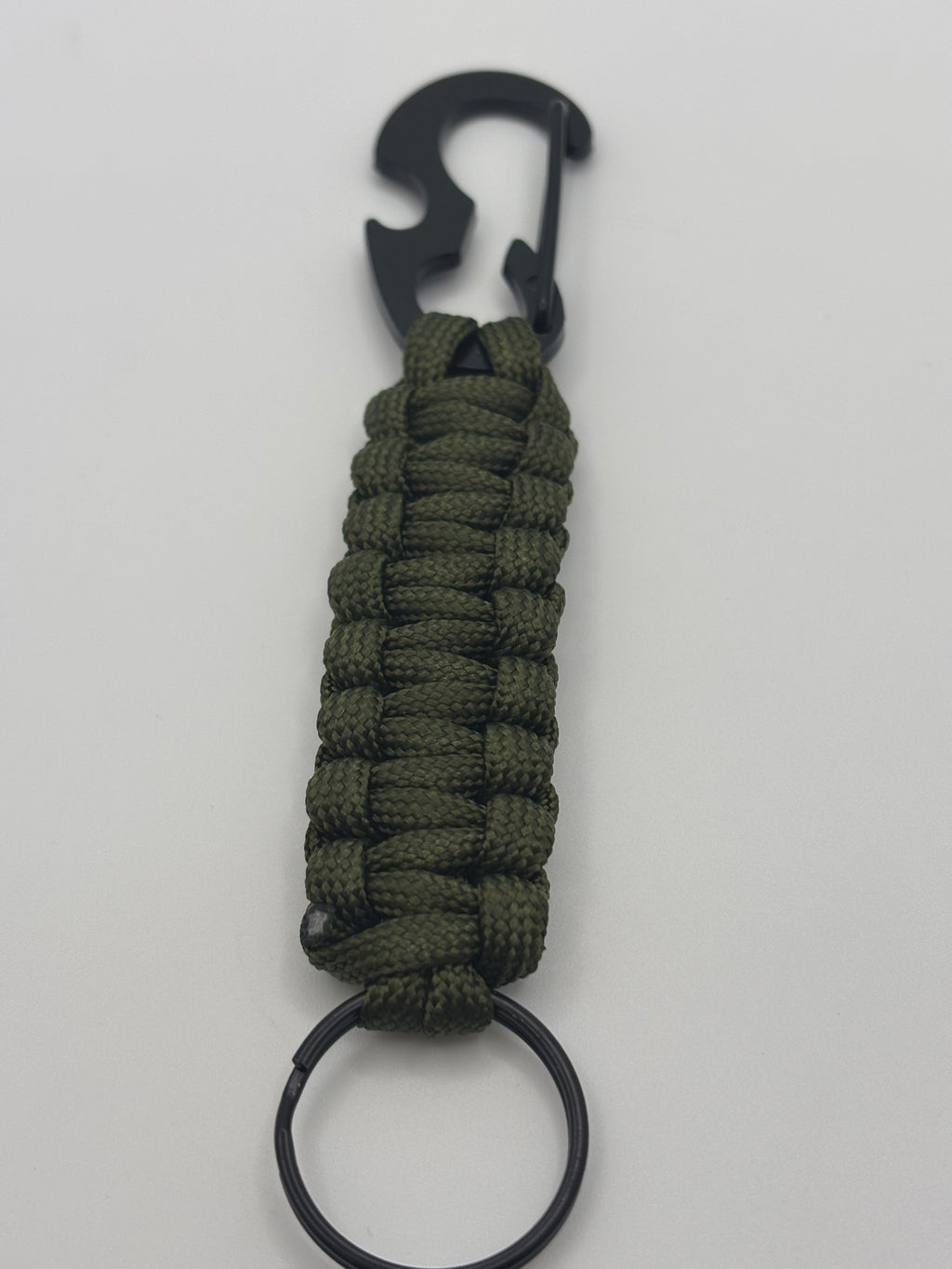 Small Simple Cobra Knot Paracord Keychain image 6