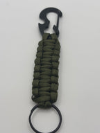 Small Simple Cobra Knot Paracord Keychain image 6
