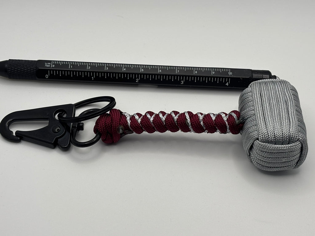 Handmade Thor’s Hammer Paracord Keychain image 2