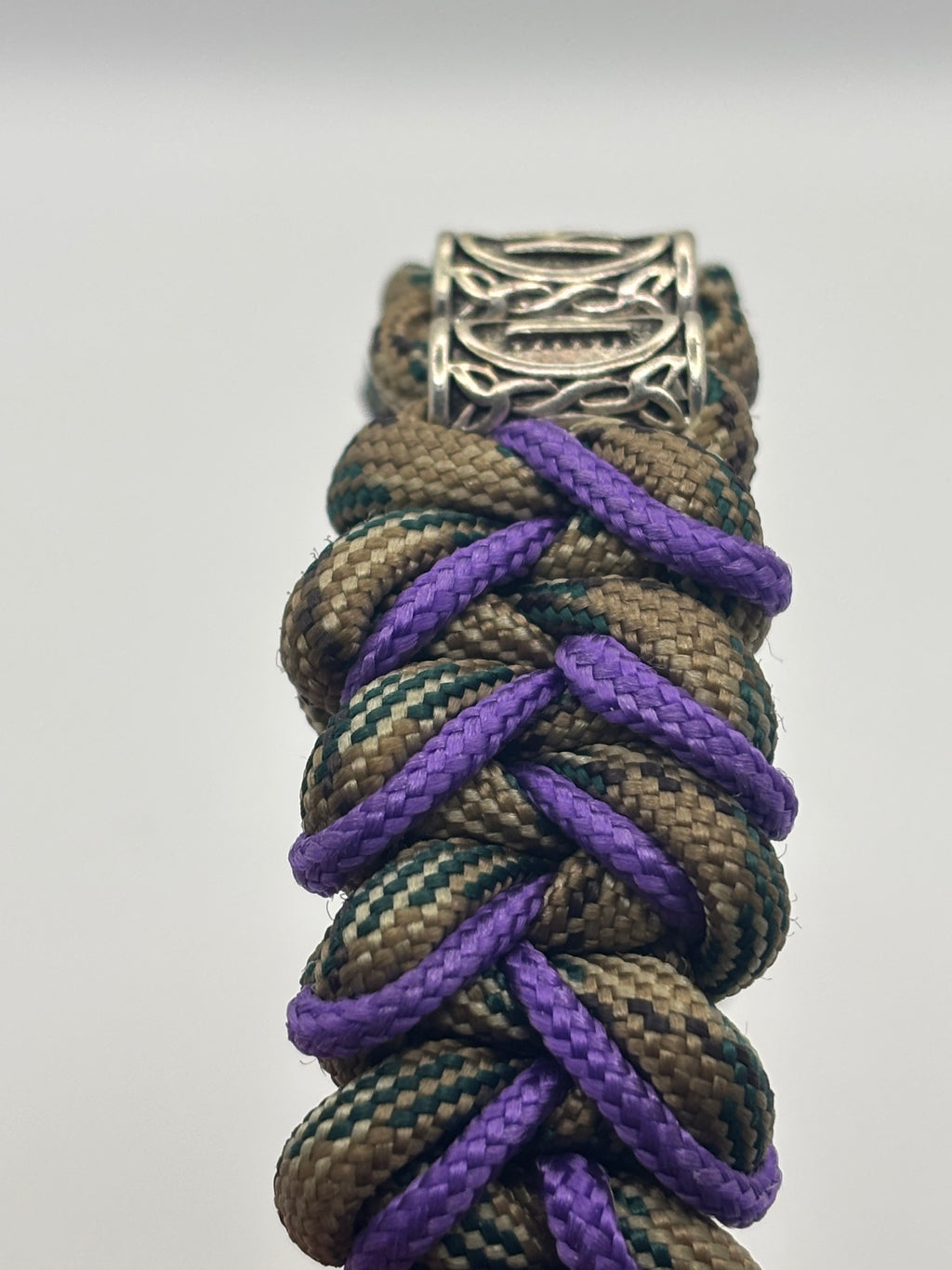 Handmade Shark Jaw Bones with Mountain Runes Paracord Bracelet image 3