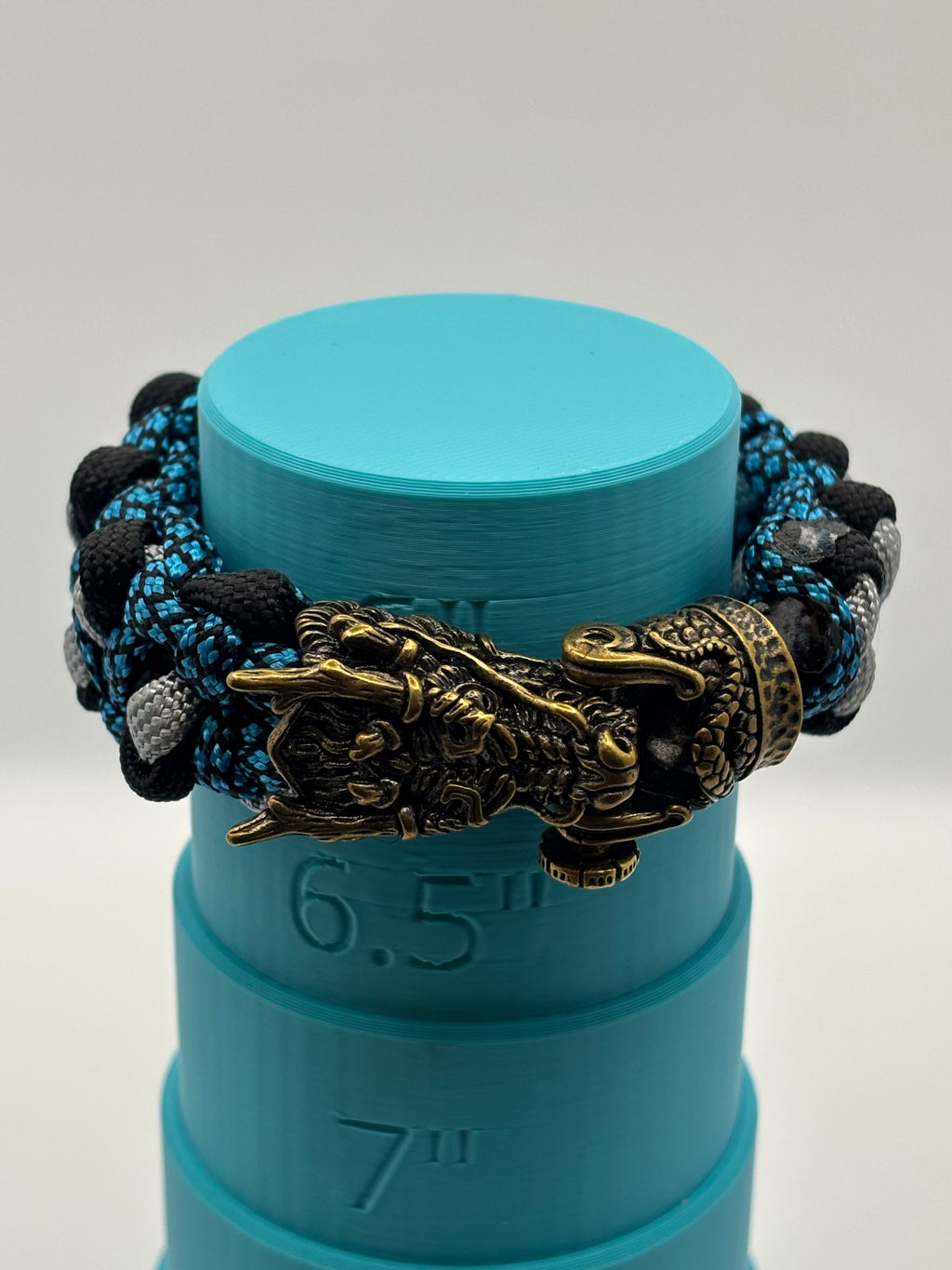 Handmade Dragon Tamer Paracord Bracelet with Dragon Clasp image 4
