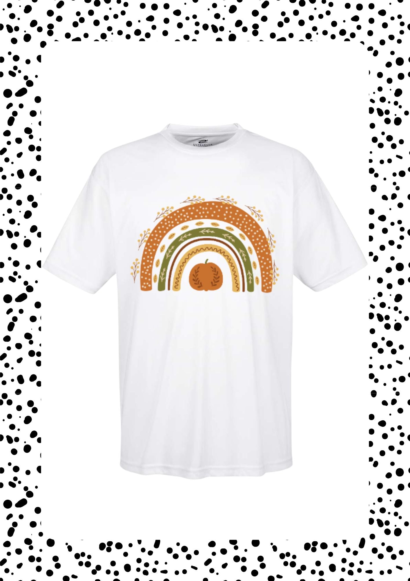 Pumpkin Rainbow Tee image 0