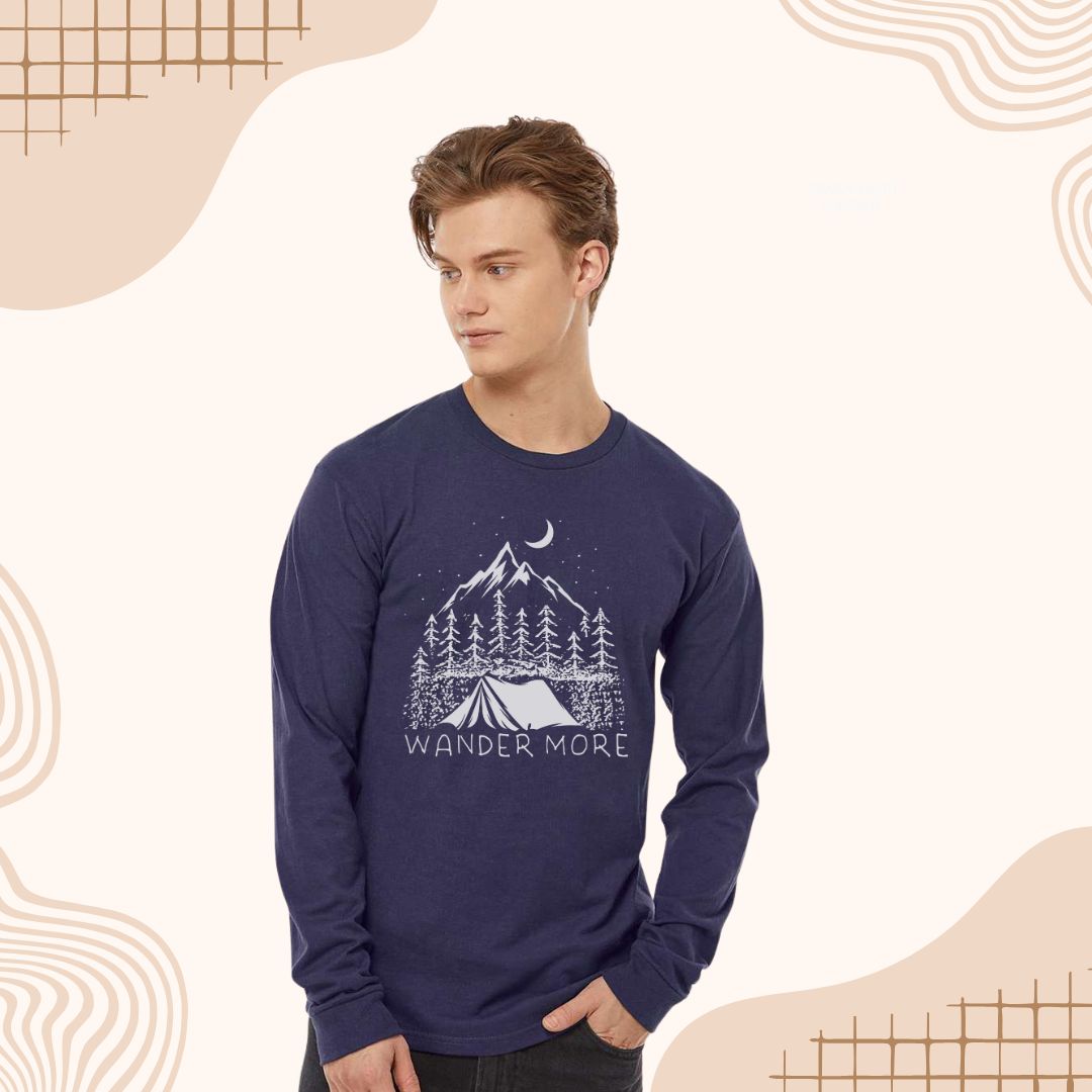 Coastal Earth Wander More Long Sleeve Tee