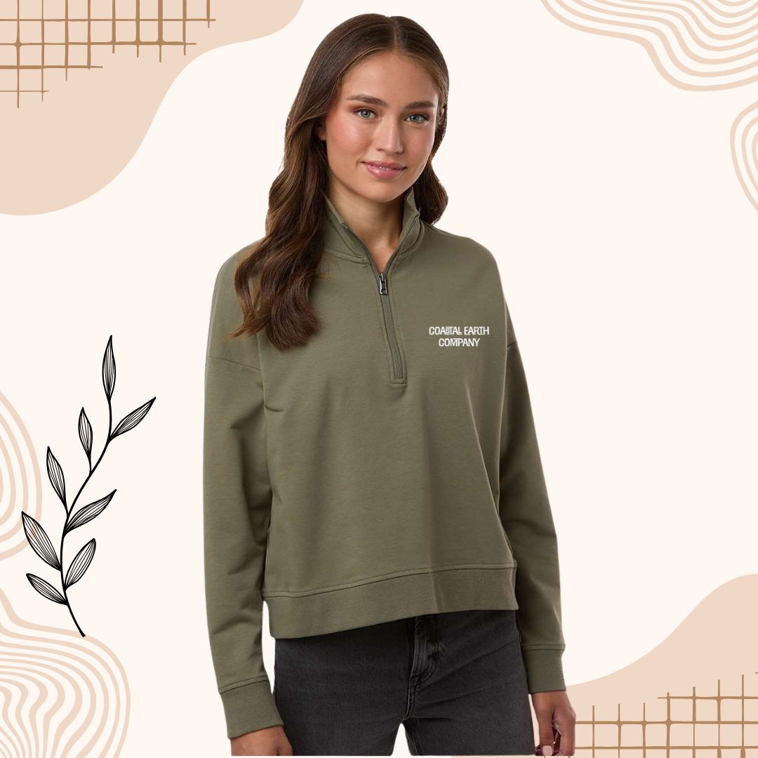 Coastal Earth Womens Perform Quarter Zip
