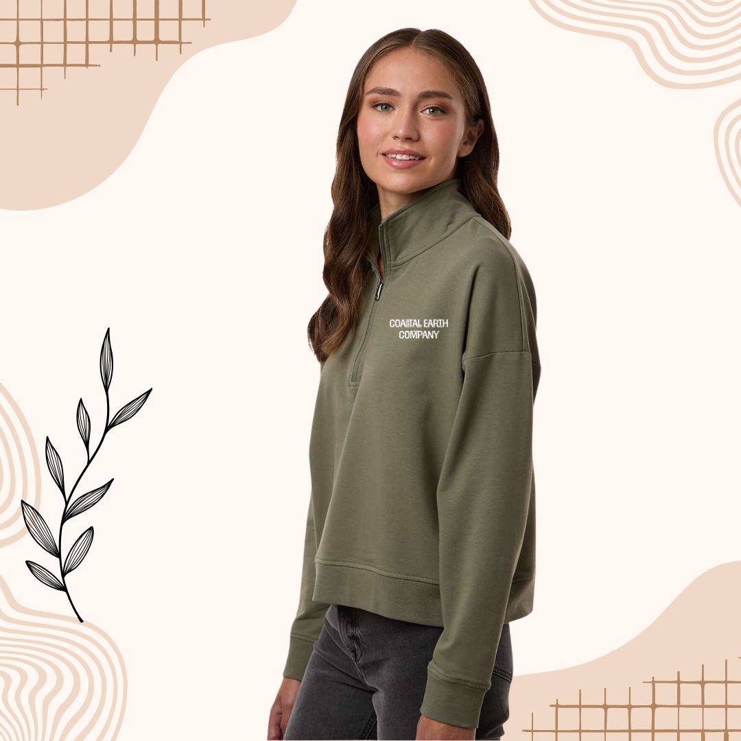 Coastal Earth Womens Perform Quarter Zip