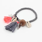 Colorful Clay Beads Bracelet