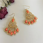 Golden Tide Boho Drop Earrings