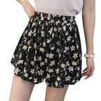 Coastal Earth Chiffon Boho Floral Women's Shorts