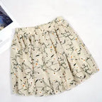 Coastal Earth Chiffon Boho Floral Women's Shorts