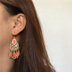 Golden Tide Boho Drop Earrings