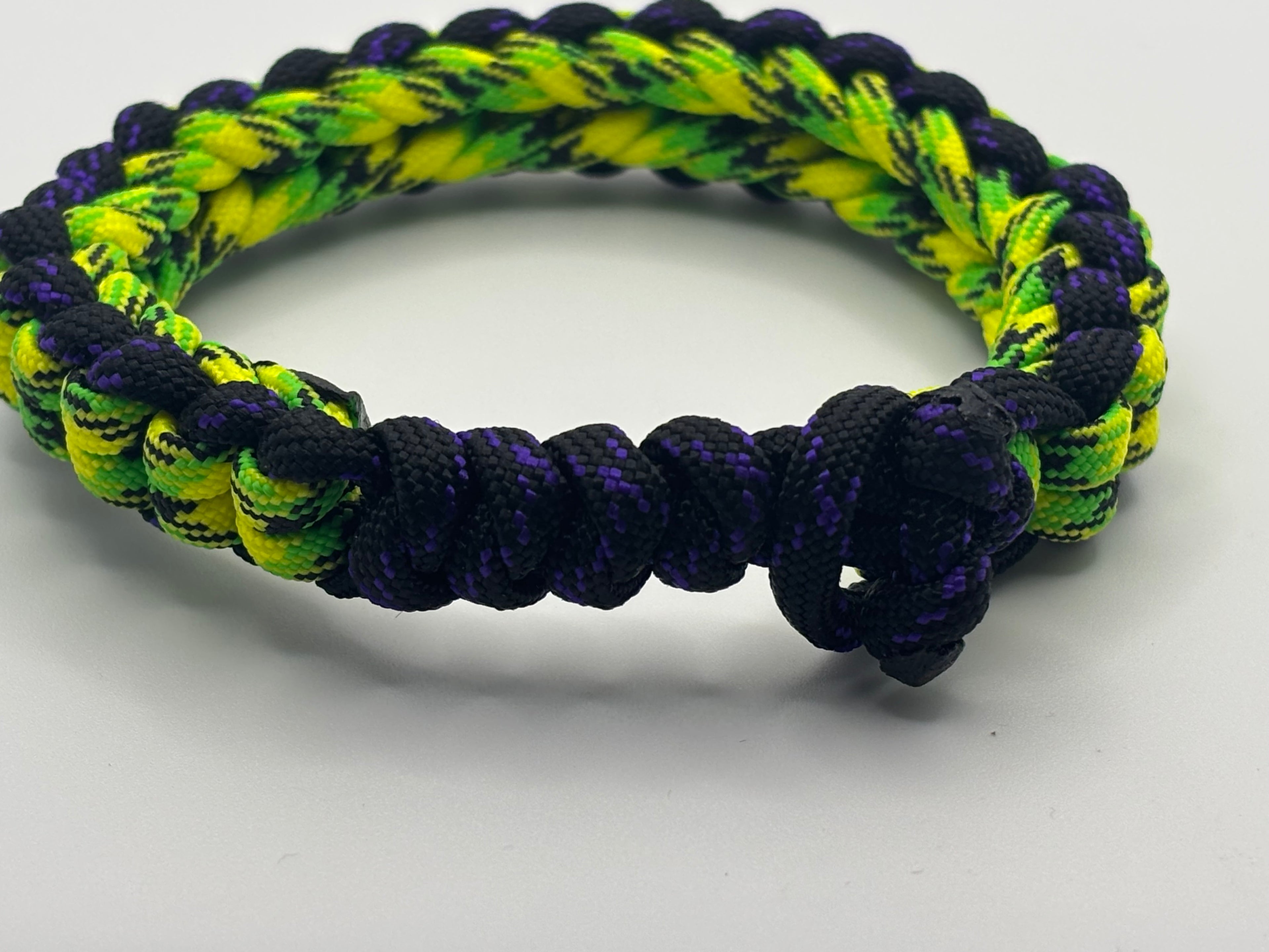 Handmade Double Loop Paracord Bracelet – No Clasp