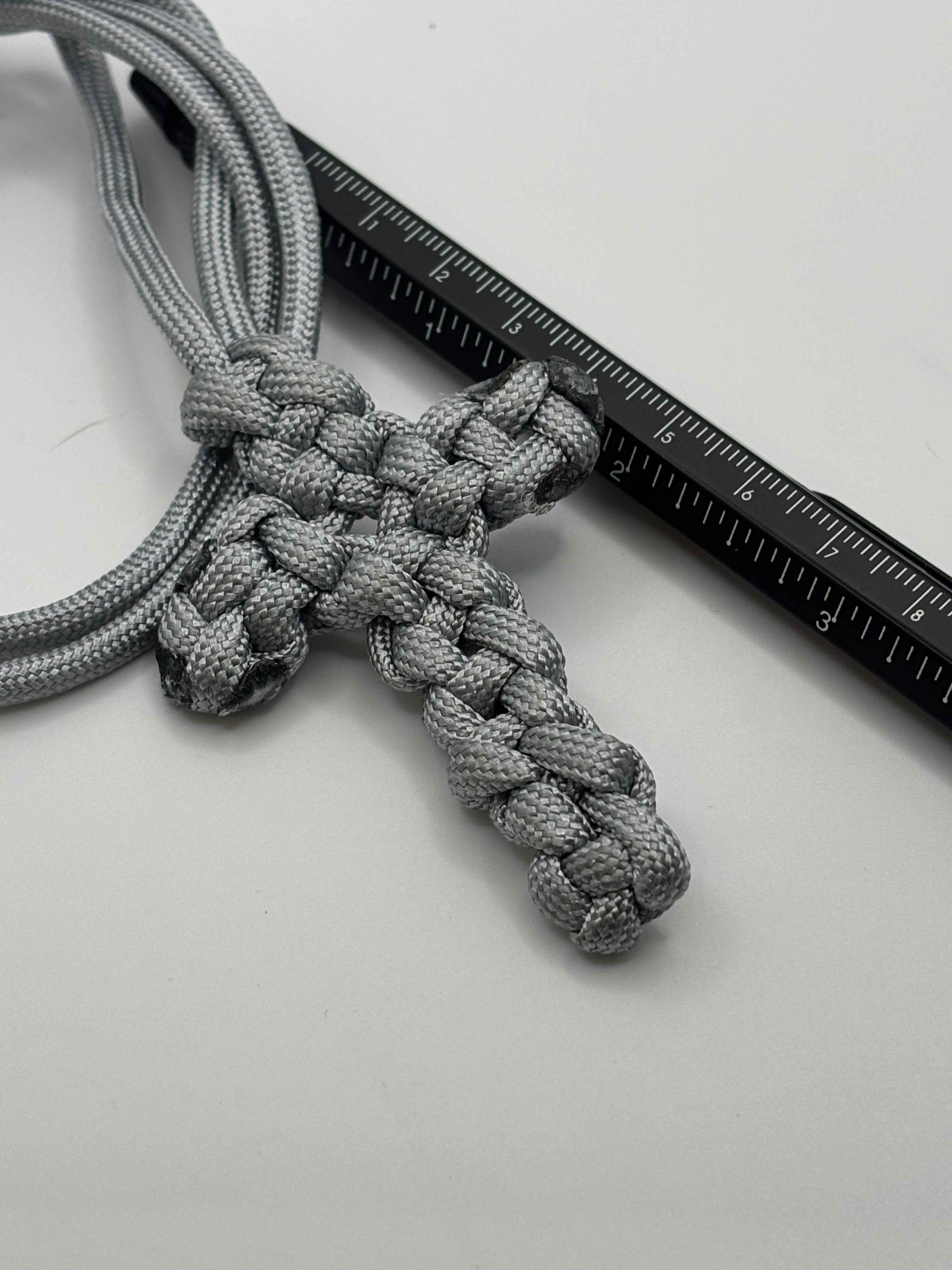 Handmade Paracord Cross Necklace