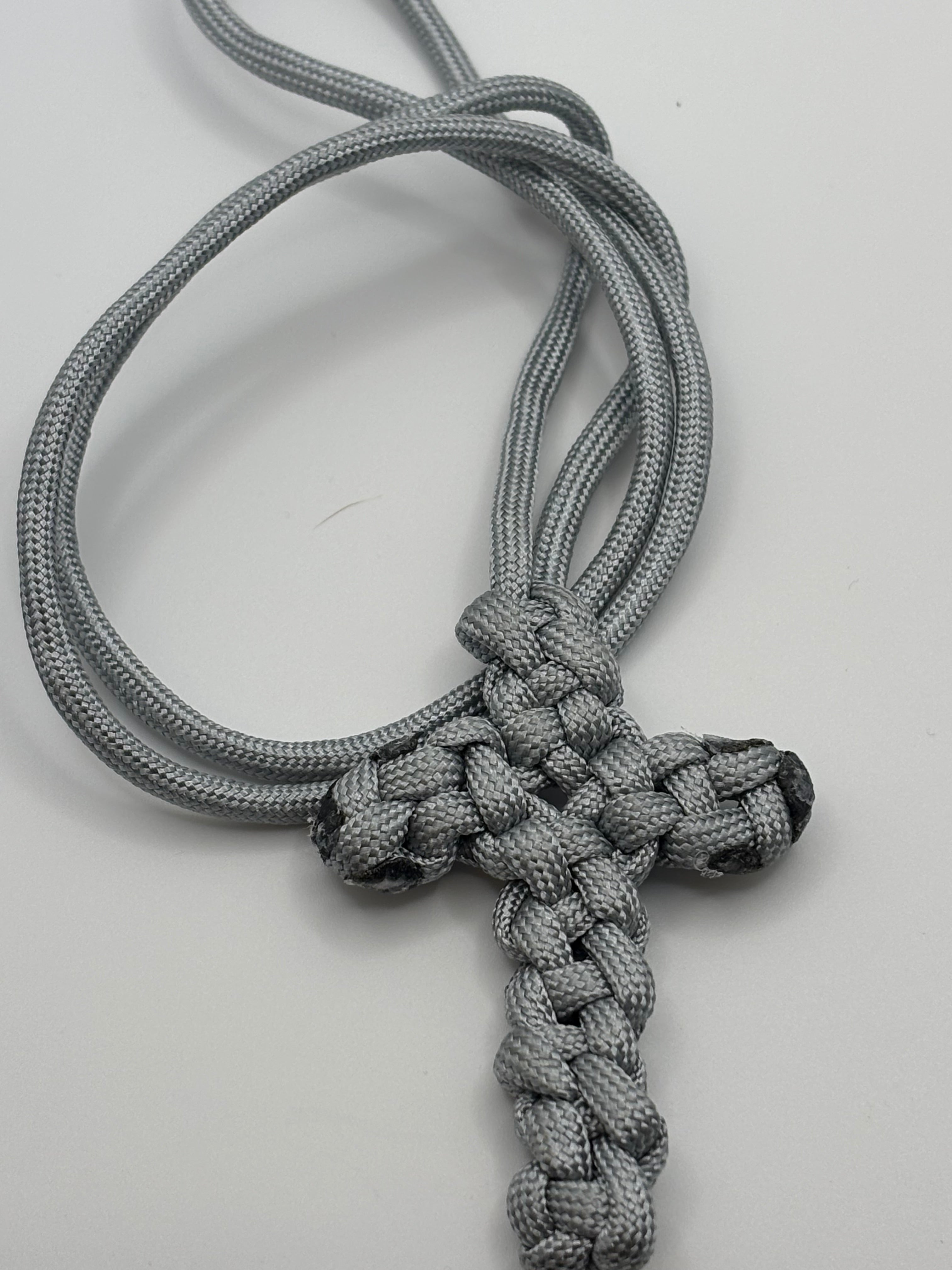 Handmade Paracord Cross Necklace