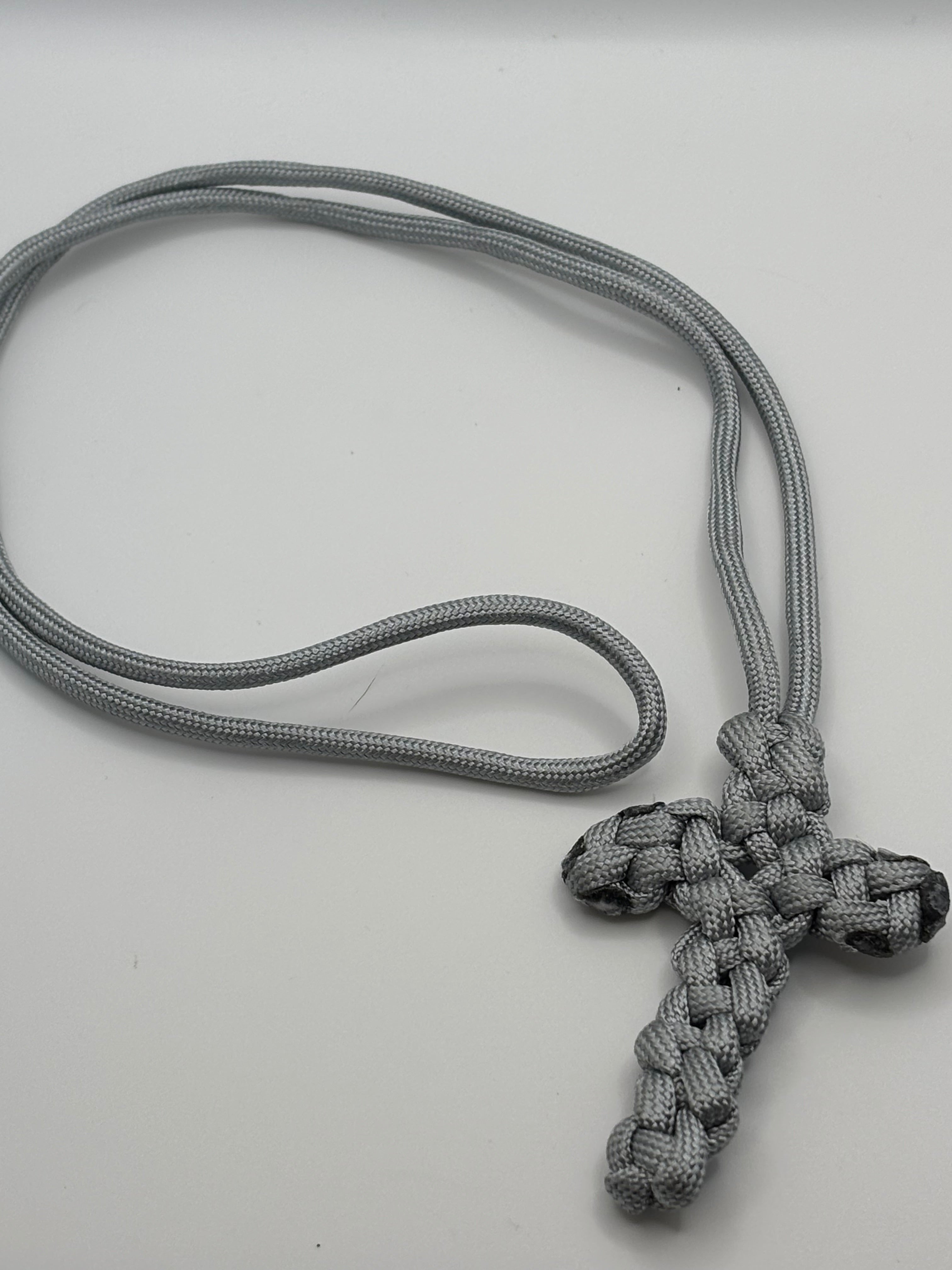 Handmade Paracord Cross Necklace
