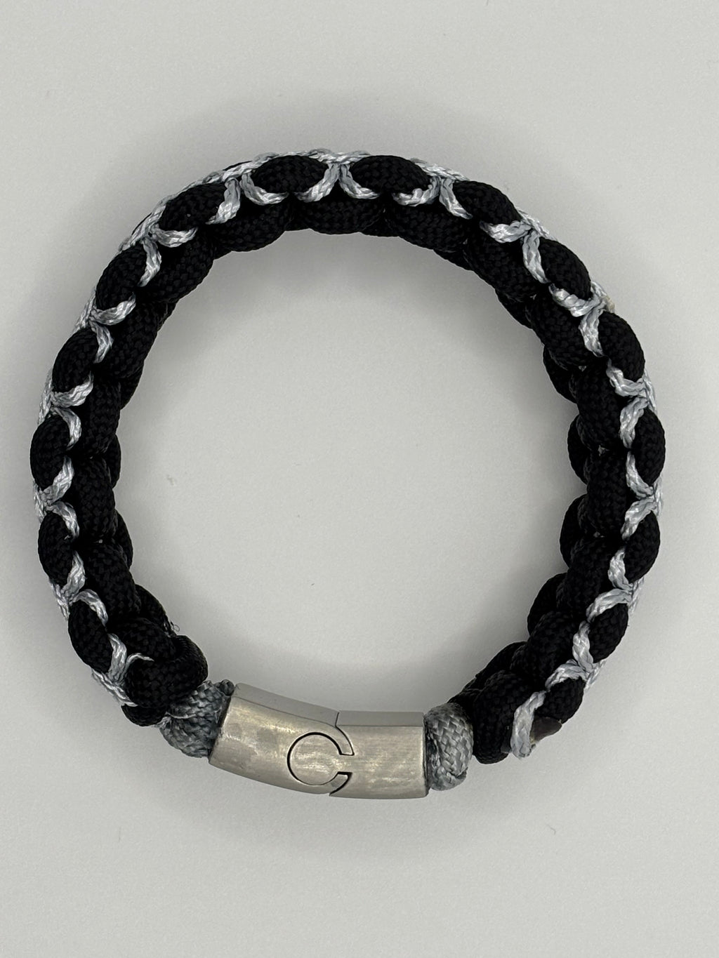 Cobra Weave Stitched Bracelet with Magnetic Clasp