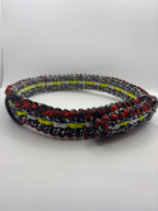 Adjustable Paracord Dog Collar – Metal Buckle (23.5”)