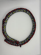 Adjustable Paracord Dog Collar – Metal Buckle (23.5”)