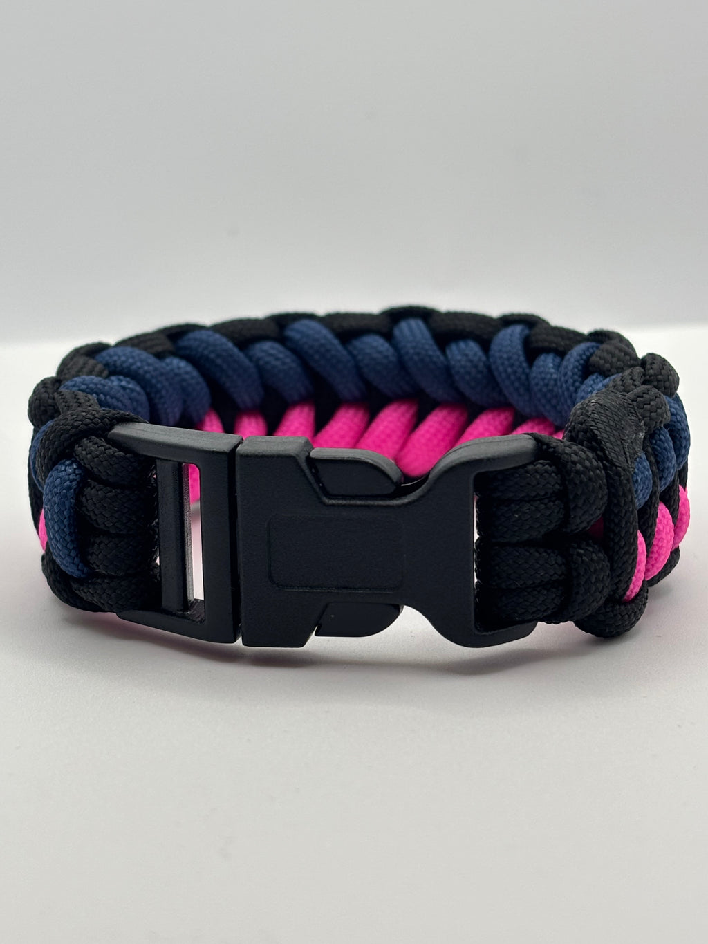 Side by Side Stitched Bracelet (Pink)
