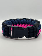 Side by Side Stitched Bracelet (Pink)