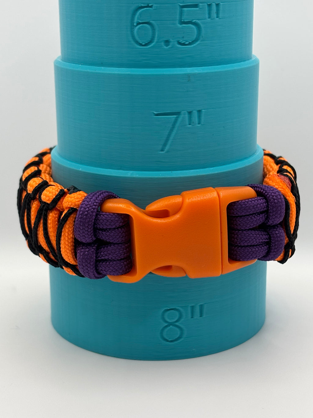 Handmade Glow-in-the-Dark Stitched Cobra Knot Paracord Bracelet
