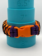 Handmade Glow-in-the-Dark Stitched Cobra Knot Paracord Bracelet