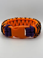 Handmade Glow-in-the-Dark Stitched Cobra Knot Paracord Bracelet