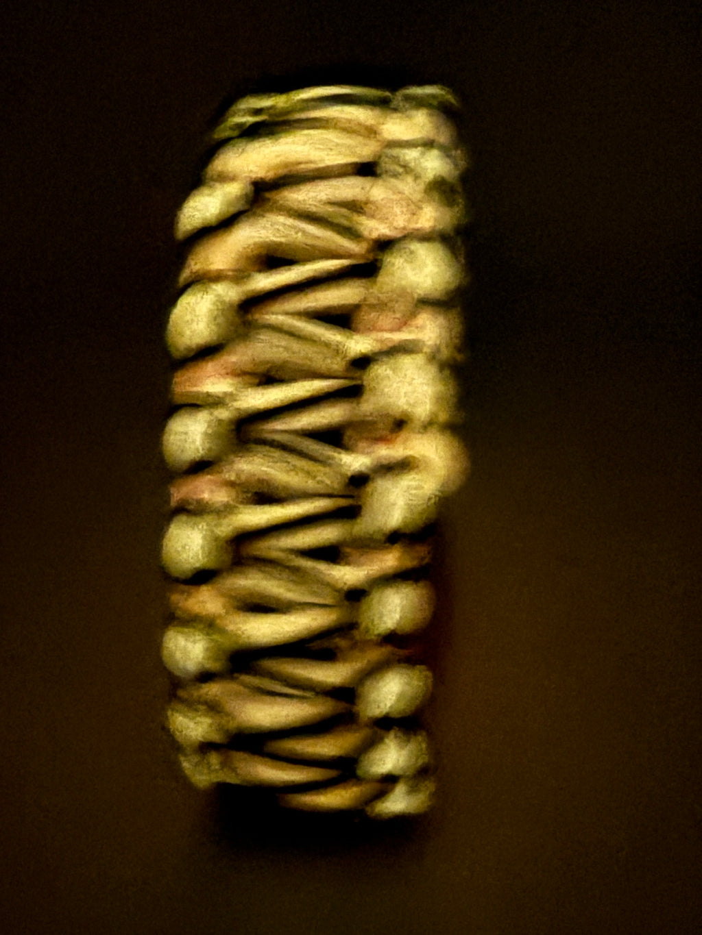 Handmade Glow-in-the-Dark Stitched Cobra Knot Paracord Bracelet