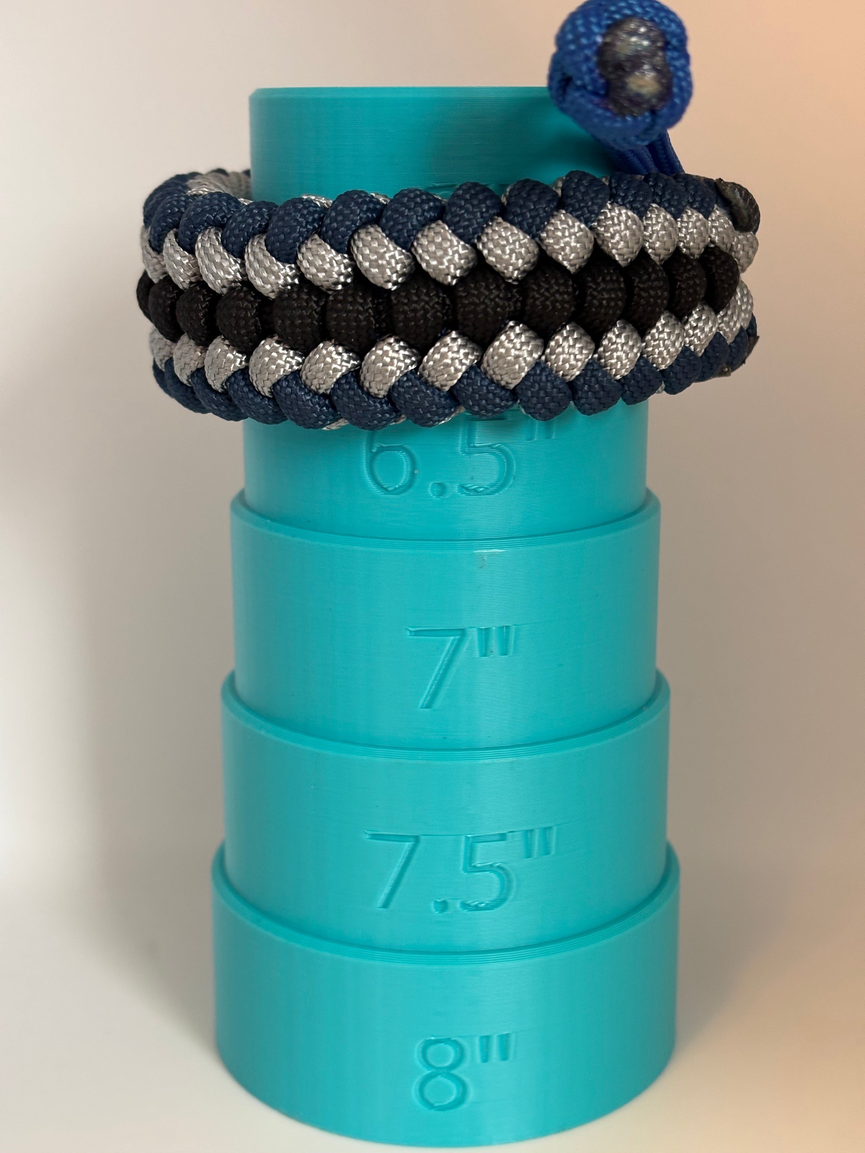 Handmade Sanctified Paracord Bracelet – Adjustable Knot Clasp