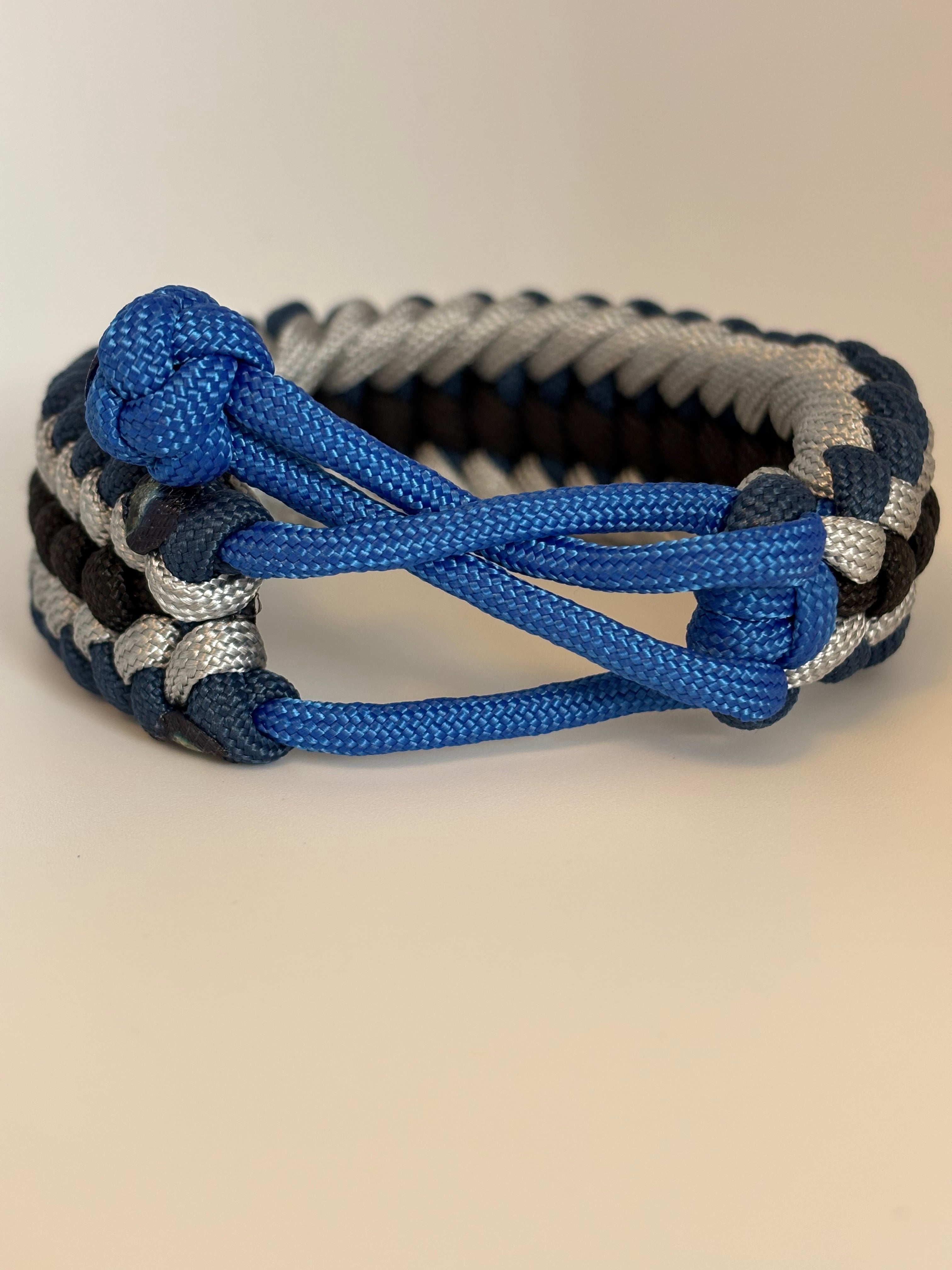 Handmade Sanctified Paracord Bracelet – Adjustable Knot Clasp
