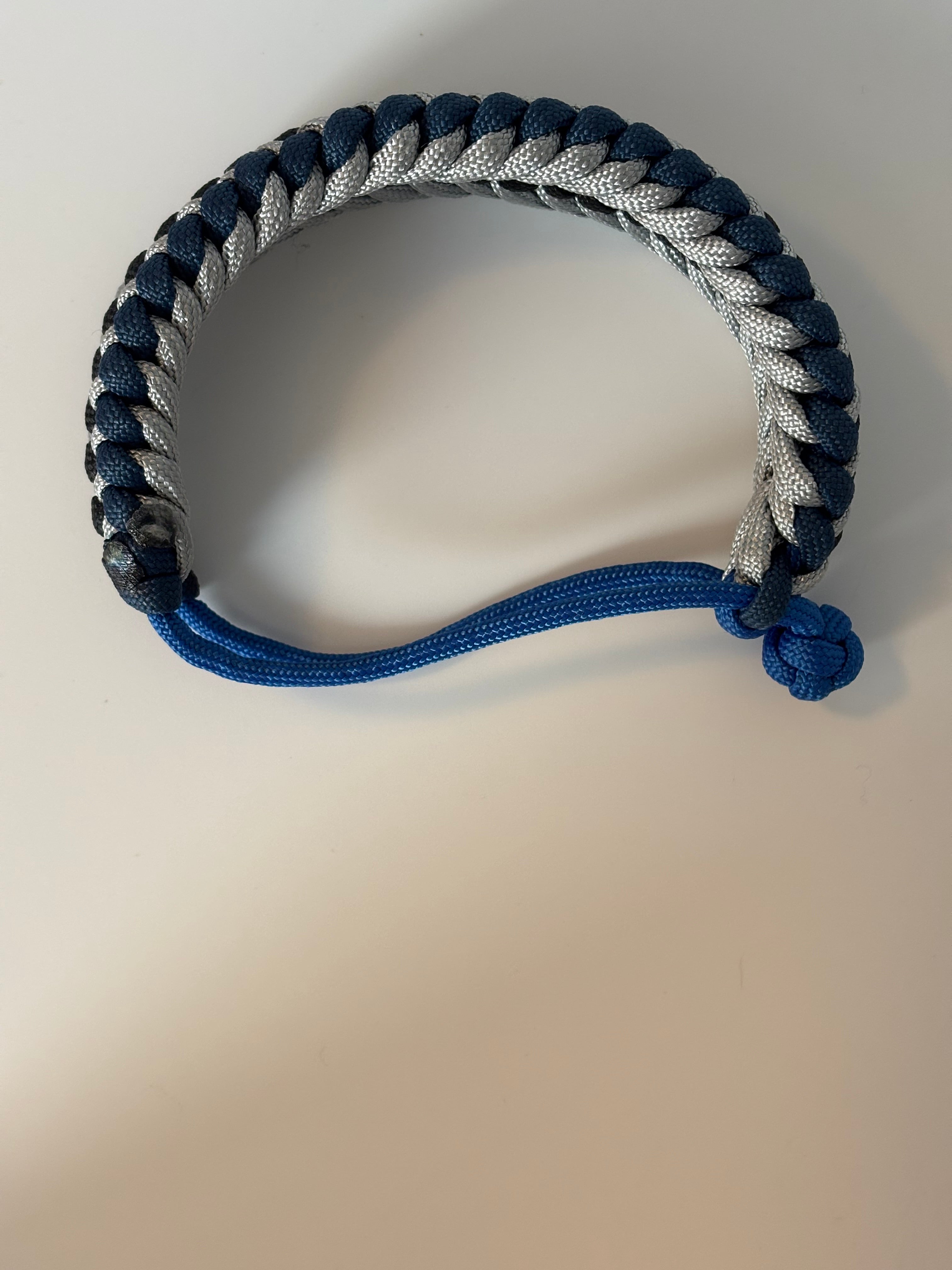 Handmade Sanctified Paracord Bracelet – Adjustable Knot Clasp